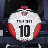 Custom Sudan Football Spare Tire Cover Falcons of Jediane - Wings of Victory - Wonder Print Shop