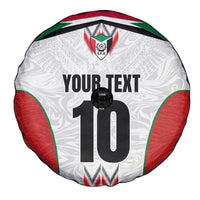Custom Sudan Football Spare Tire Cover Falcons of Jediane - Wings of Victory - Wonder Print Shop