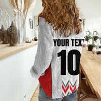 Custom Sudan Football Women Casual Shirt Falcons of Jediane - Wings of Victory - Wonder Print Shop