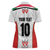 Custom Sudan Football Women Polo Shirt Falcons of Jediane - Wings of Victory - Wonder Print Shop