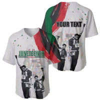 Personalized Juneteenth Freedom Day Baseball Jersey 1968 Black Power Salute - Wonder Print Shop
