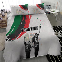 Personalized Juneteenth Freedom Day Bedding Set 1968 Black Power Salute - Wonder Print Shop