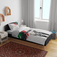 Personalized Juneteenth Freedom Day Bedding Set 1968 Black Power Salute - Wonder Print Shop