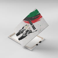 Personalized Juneteenth Freedom Day Canvas Wall Art 1968 Black Power Salute - Wonder Print Shop