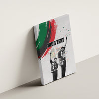 Personalized Juneteenth Freedom Day Canvas Wall Art 1968 Black Power Salute - Wonder Print Shop