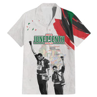 Personalized Juneteenth Freedom Day Family Matching Mermaid Dress and Hawaiian Shirt 1968 Black Power Salute - Wonder Print Shop