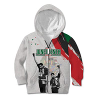 Personalized Juneteenth Freedom Day Kid Hoodie 1968 Black Power Salute - Wonder Print Shop