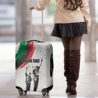 Personalized Juneteenth Freedom Day Luggage Cover 1968 Black Power Salute - Wonder Print Shop