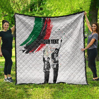 Personalized Juneteenth Freedom Day Quilt 1968 Black Power Salute - Wonder Print Shop