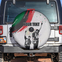 Personalized Juneteenth Freedom Day Spare Tire Cover 1968 Black Power Salute - Wonder Print Shop