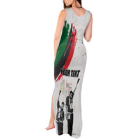 Personalized Juneteenth Freedom Day Tank Maxi Dress 1968 Black Power Salute - Wonder Print Shop