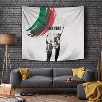 Personalized Juneteenth Freedom Day Tapestry 1968 Black Power Salute - Wonder Print Shop
