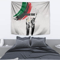 Personalized Juneteenth Freedom Day Tapestry 1968 Black Power Salute - Wonder Print Shop