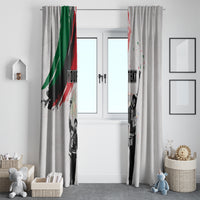 Personalized Juneteenth Freedom Day Window Curtain 1968 Black Power Salute - Wonder Print Shop