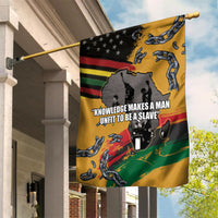 Juneteenth Freedom Day Garden Flag 1968 Black Power Salute Broken Chain - Wonder Print Shop