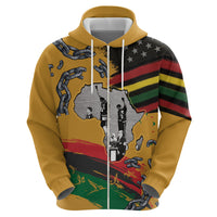 Juneteenth Freedom Day Hoodie 1968 Black Power Salute Broken Chain - Wonder Print Shop