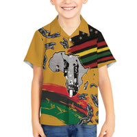 Juneteenth Freedom Day Kid Hawaiian Shirt 1968 Black Power Salute Broken Chain - Wonder Print Shop