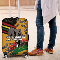 Juneteenth Freedom Day Luggage Cover 1968 Black Power Salute Broken Chain - Wonder Print Shop