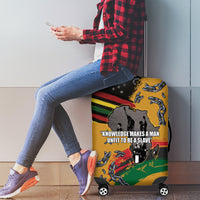 Juneteenth Freedom Day Luggage Cover 1968 Black Power Salute Broken Chain - Wonder Print Shop