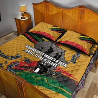 Juneteenth Freedom Day Quilt Bed Set 1968 Black Power Salute Broken Chain - Wonder Print Shop
