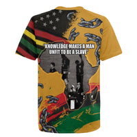 Juneteenth Freedom Day Rugby Jersey 1968 Black Power Salute Broken Chain - Wonder Print Shop