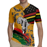 Juneteenth Freedom Day Rugby Jersey 1968 Black Power Salute Broken Chain - Wonder Print Shop
