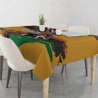 Juneteenth Freedom Day Tablecloth 1968 Black Power Salute Broken Chain - Wonder Print Shop