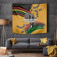 Juneteenth Freedom Day Tapestry 1968 Black Power Salute Broken Chain - Wonder Print Shop