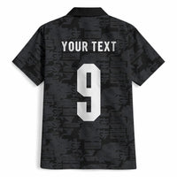 England National Football Custom Hawaiian Shirt Lions Roar 2026 Glory Black