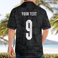 England National Football Custom Hawaiian Shirt Lions Roar 2026 Glory Black
