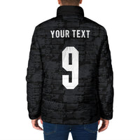 England National Football Custom Padded Jacket Lions Roar 2026 Glory Black