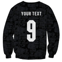 England National Football Custom Sweatshirt Lions Roar 2026 Glory Black