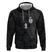 England National Football Custom Zip Hoodie Lions Roar 2026 Glory Black
