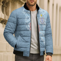 England National Football Custom Bomber Puffer Jacket Lions Roar 2026 Glory