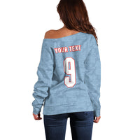 England National Football Custom Off Shoulder Sweater Lions Roar 2026 Glory