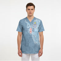 England National Football Custom Scrub Top Lions Roar 2026 Glory
