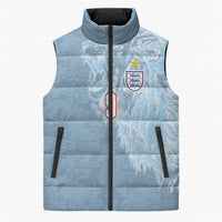 England National Football Custom Sleeveless Puffer Jacket Lions Roar 2026 Glory