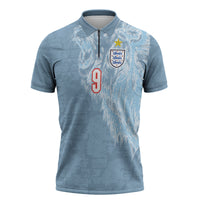 England National Football Custom Zipper Polo Shirt Lions Roar 2026 Glory