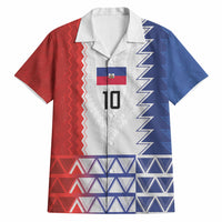 Haiti Football Custom Hawaiian Shirt Tribal African Abstract Graphic