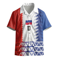 Haiti Football Custom Kid Hawaiian Shirt Tribal African Abstract Graphic