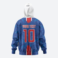 Cabo Verde Custom Hoodie Paint Brush Stroke Shark Pattern Map Design