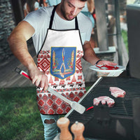Ukraine Merry Christmas Apron Ukraine Emblem and Vyshyvanka Xmas Style - Wonder Print Shop