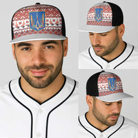 Ukraine Merry Christmas Baseball Net Cap Ukraine Emblem and Vyshyvanka Xmas Style - Wonder Print Shop