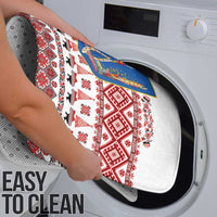 Ukraine Merry Christmas Bathroom Set Ukraine Emblem and Vyshyvanka Xmas Style - Wonder Print Shop