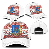 Ukraine Merry Christmas Classic Cap Ukraine Emblem and Vyshyvanka Xmas Style - Wonder Print Shop