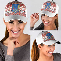 Ukraine Merry Christmas Classic Cap Ukraine Emblem and Vyshyvanka Xmas Style - Wonder Print Shop