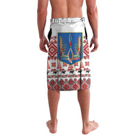Ukraine Merry Christmas Lavalava Ukraine Emblem and Vyshyvanka Xmas Style - Wonder Print Shop