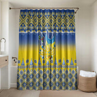 Ukraine Merry Christmas Bathroom Set Ukraine Emblem and Vyshyvanka Knitted Effect - Wonder Print Shop