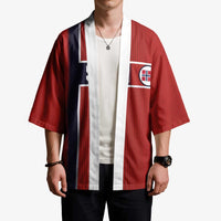 Custom Norway Football Kimono Retro Style