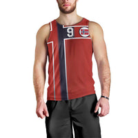 Custom Norway Football Men Tank Top Retro Style